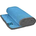 Youphoria Yoga Youphoria 24-inch-by-72-inch Microfiber Yoga Towel Blue Towel/Gray ...