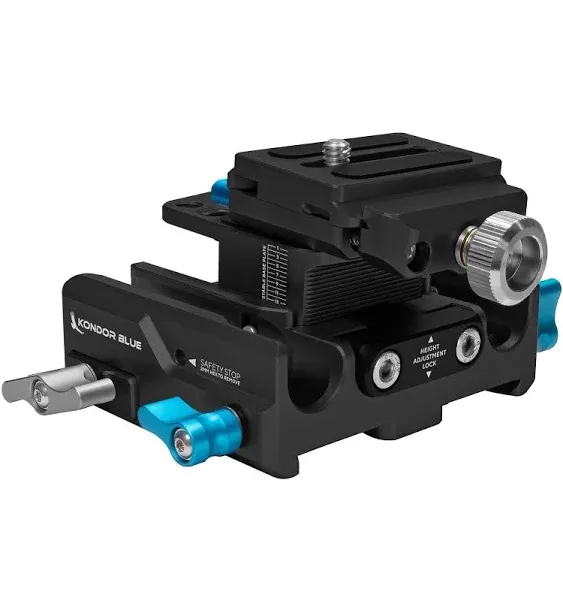 501 Adjustable Baseplate | Kondor Blue 501 QR | Raven Black