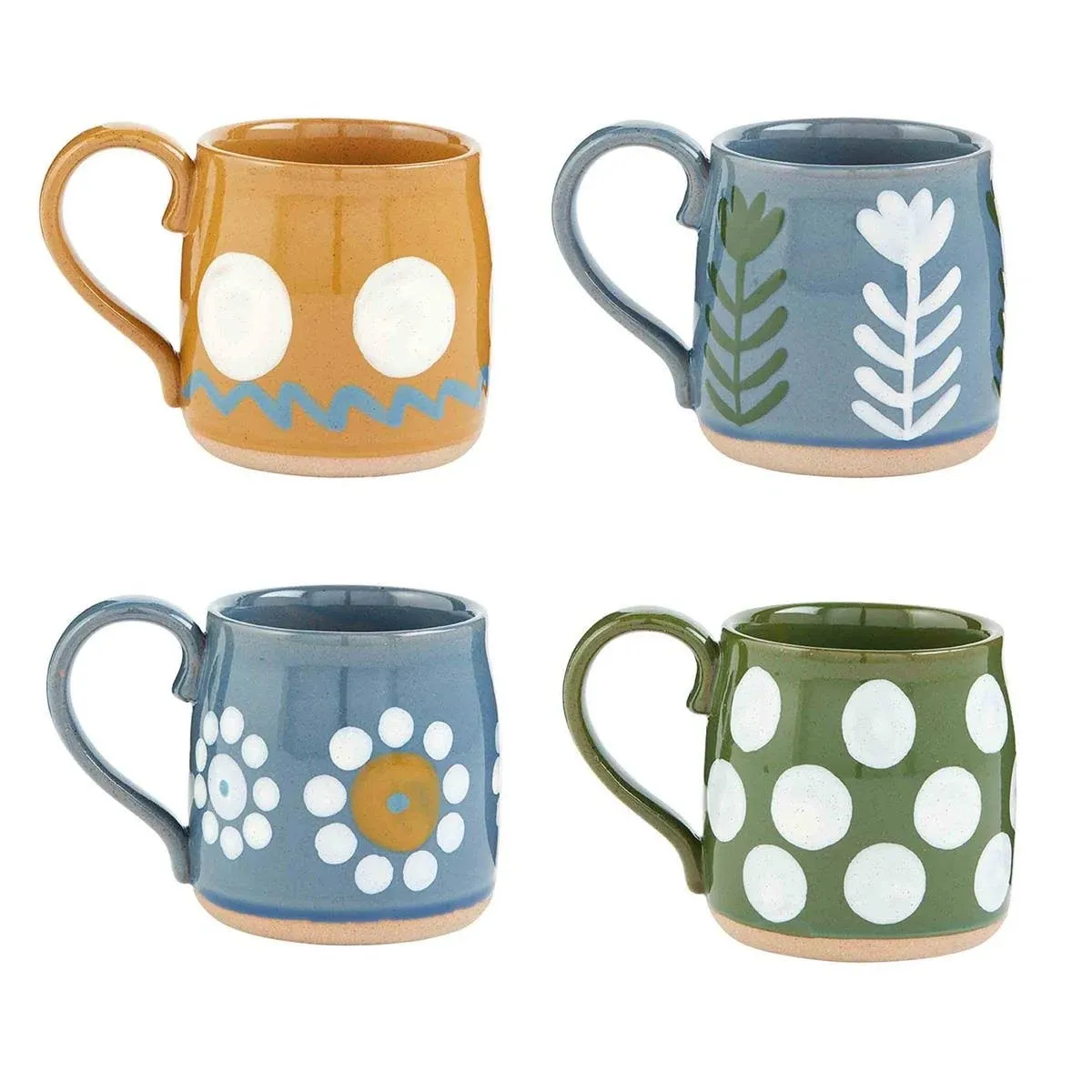 Blue Floral Coffee Mug | Mud Pie