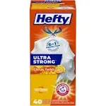 Hefty Ultra Strong Tall Kitchen Bags, Drawstring, Citrus Twist, 13 Gallon - 40 bags