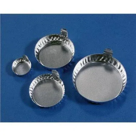 Disposable Round Aluminum Dishes with Tabs, Size: One Size