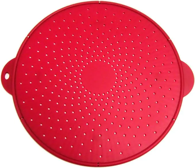 Norpro Red Silicone Splatter Screen