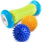 Pasnity Foot Massage Roller Spiky Ball Foot Pain Relief Massager Relieve Plantar