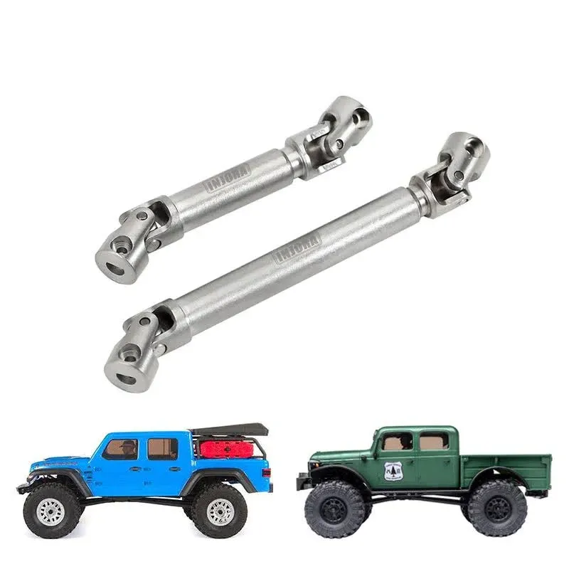 INJORA Stainless Steel Drive Shafts with D Shaped Hole for SCX24 Gladiator Power ...