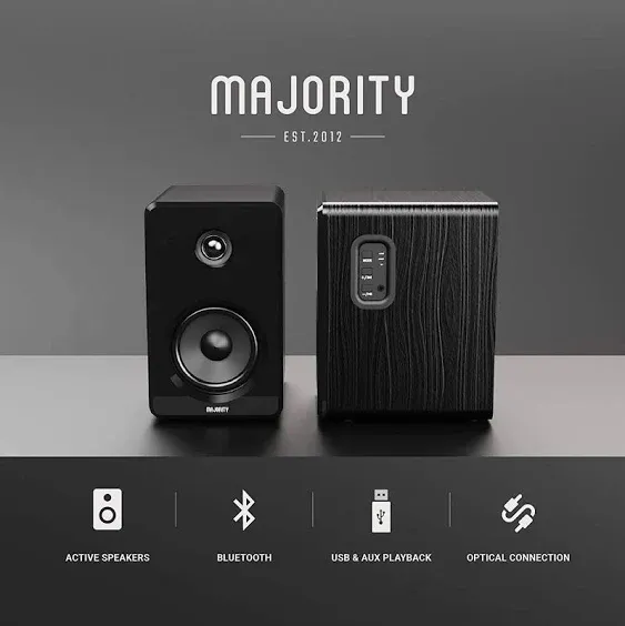 Majority D40 Bookshelf Speakers