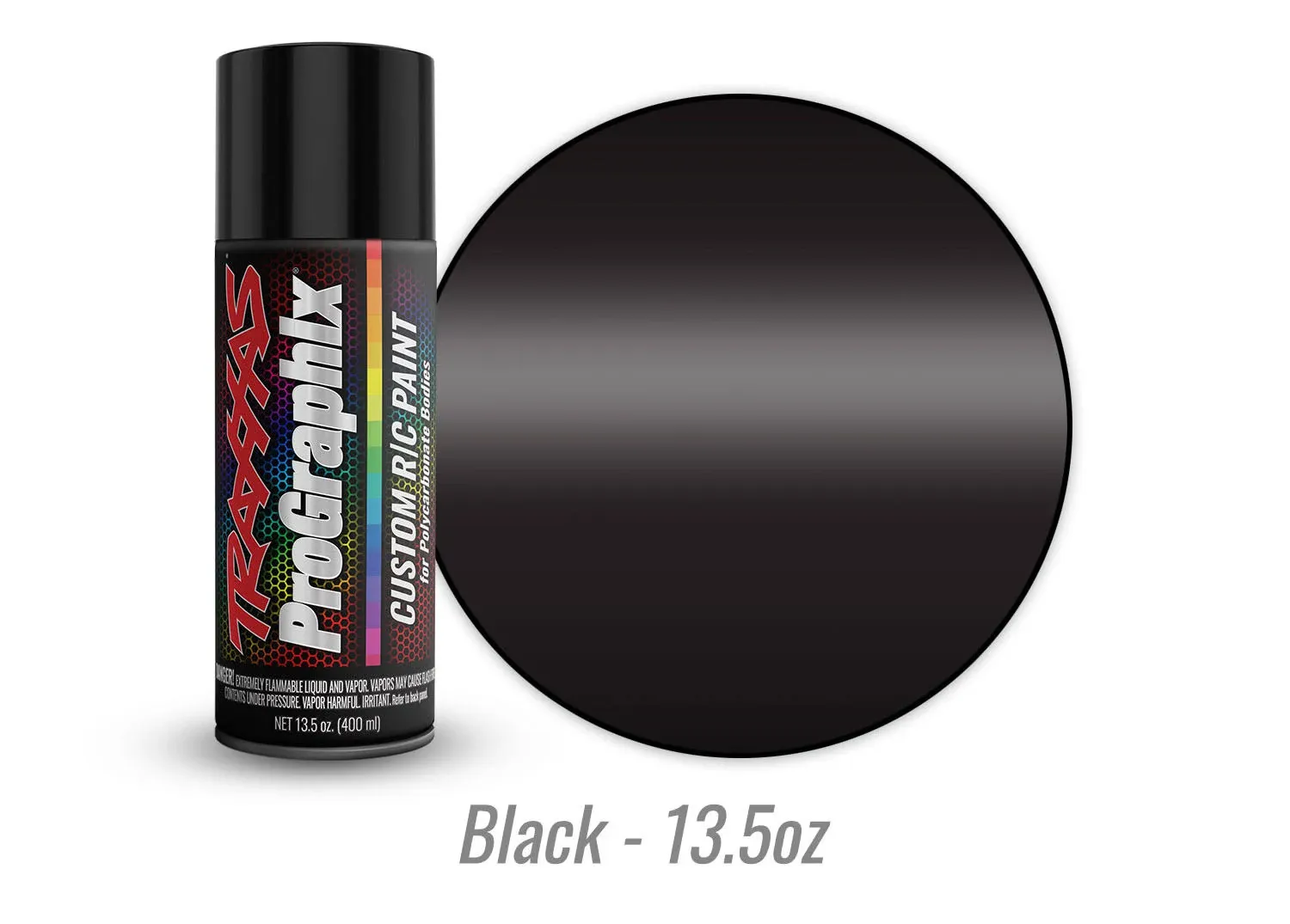 Traxxas 5055X Body Paint, Black 13.5oz