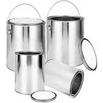 AKOLAFE 4 Pack Empty Paint Cans with Lids