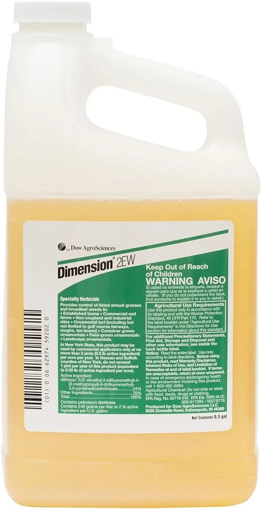 Dimension 2ew Pre Emergent Herbicide