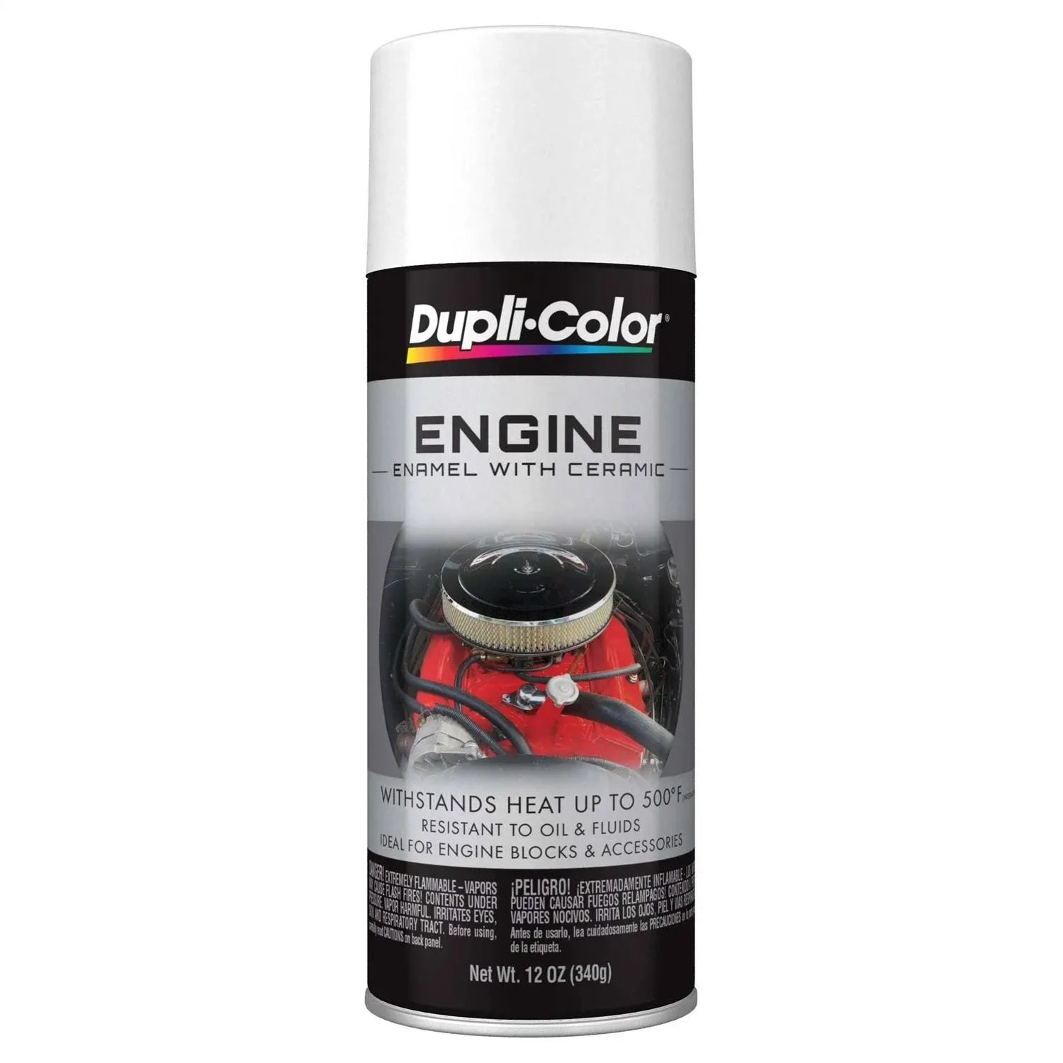 Dupli-Color Engine Paint With Ceramic Universal White 12 oz. Aerosol