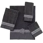 Avanti Linens - Fingertip Towel, Soft & Absorbent Cotton Towel (Braided Medallion Collection)