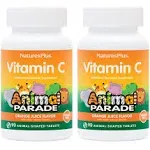 Nature's Plus - Sol Animal Parade Sugar-Free Vitamin C Orange Juice Flavor (2-Pack)