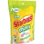 STARBURST Minis Sours Candy bag, 8.0 Ounce (Pack of 8)