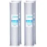 10-Inch Whole House Carbon Block Water Filter -4.5" x 10"-5 Micron- Pack 4