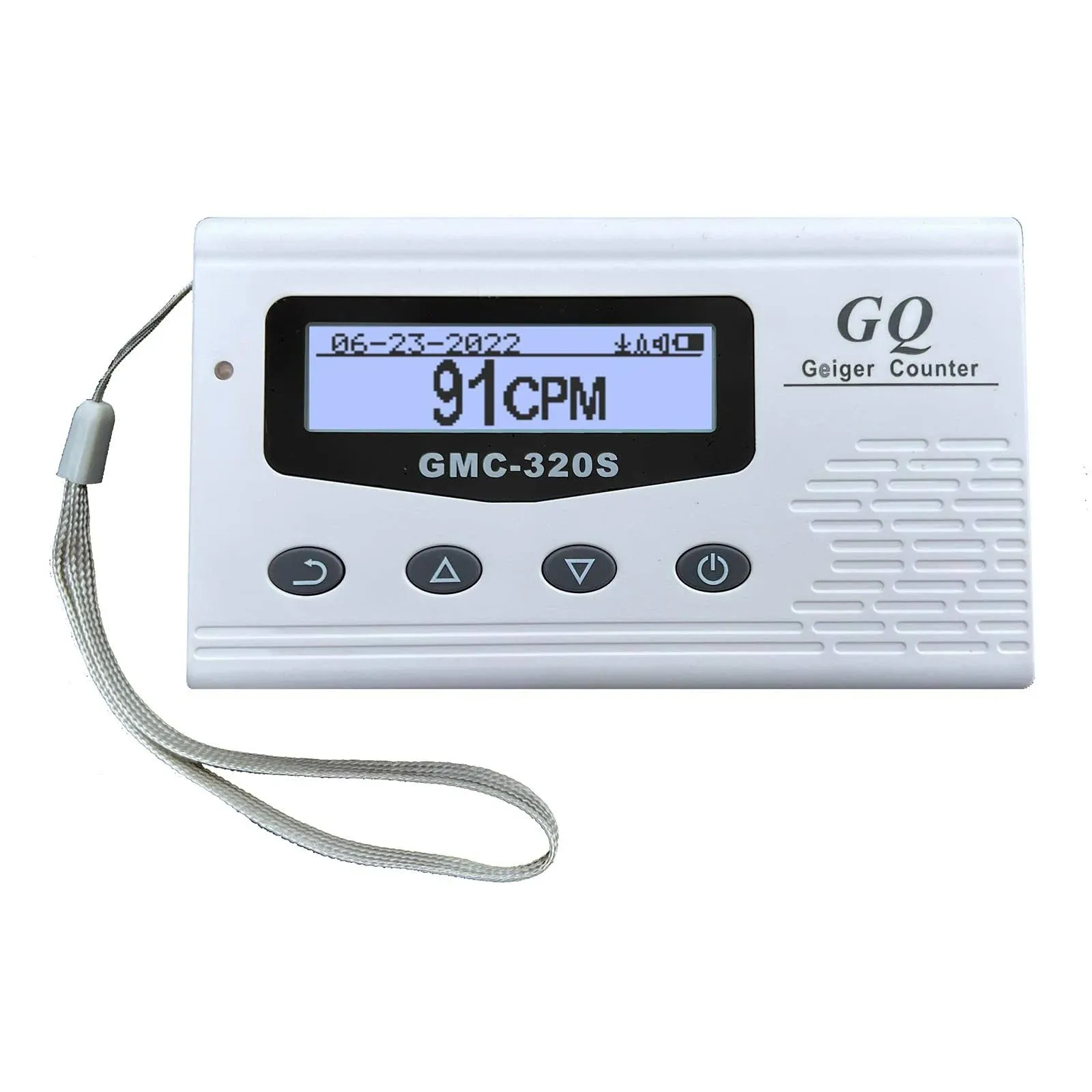 GQ GMC-320S Digital Nuclear Radiation Detector Monitor Meter Geiger Counter Radiation Dosimeter, Men's, Size: Small, White