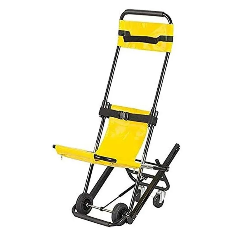 HNHN 1202 Portable Folding Stair Chair, Lift Stair Chair for Ambulance Firefighter Evacuation Use, 400 Lbs Capacity 1231