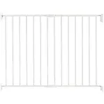 Regalo 2-in-1 Extra Wide Stairway and Hallway Walk ThroughBaby Safety Gate, Hardware Mounting, White 24"x40.5"x28.5"(Pack of 1)