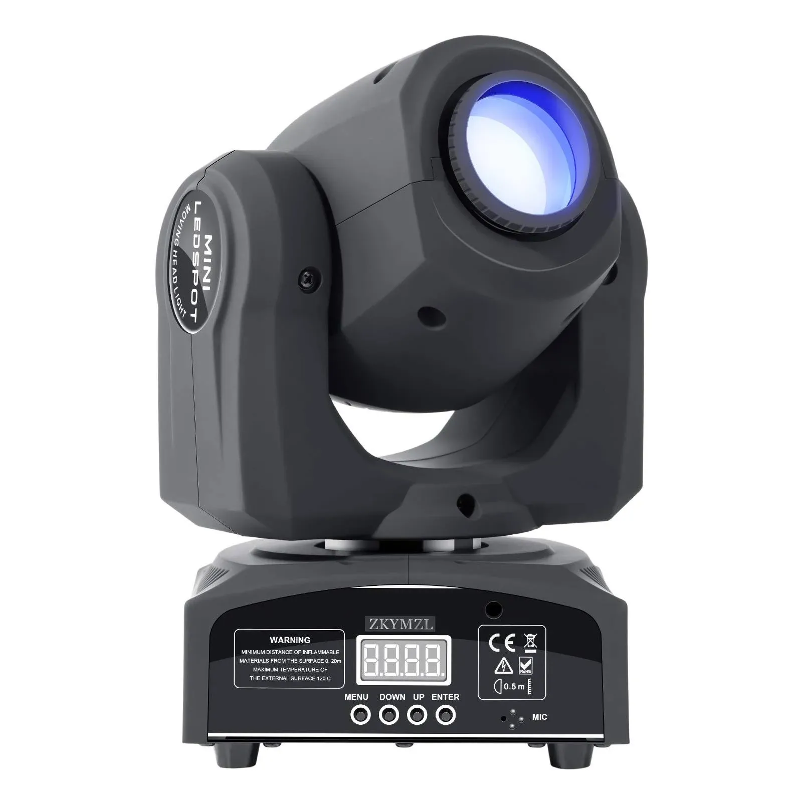 ZKYMZL 60W Moving Head Lights Stage Lights 8 GOBO Rainbow DJ Lights Disco Lights 8 Colors 9/11 Channels LED Strobe Lights DMX512 Control for Disco KTV Club Party Wedding...