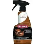 Weiman Leather Cleaner and Conditioner for Furniture - 12 Ounce - 2 Pack - Ultra Violet Protection Help Prevent Cracking or Fading of Leather Couches, Car Seats, Shoes, Purses