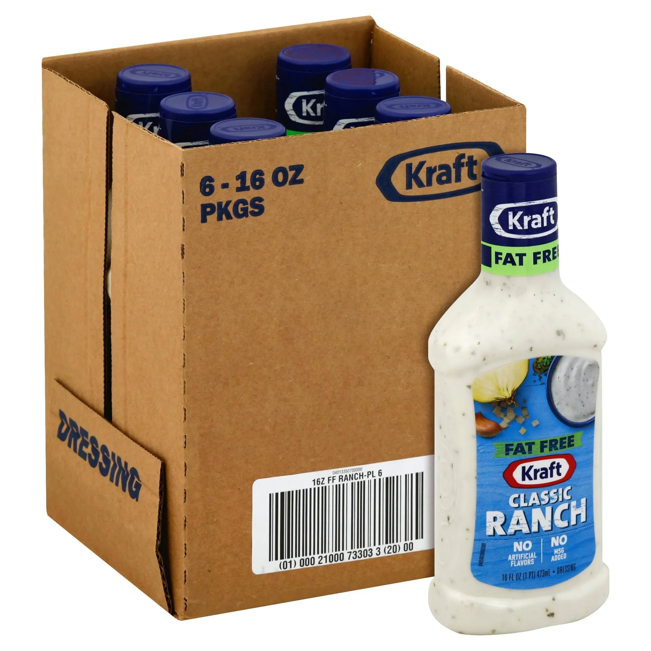 Kraft Fat Free Ranch Dressing - 16 oz bottle