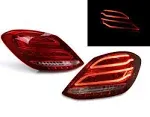 USR Depo 15-18 W205 C-Class 4DR Sedan Upgrade Full LED Rear Tail Light Assembly Set (Left + Right) Compatible with 2015-2018 Mercedes Benz W205 C