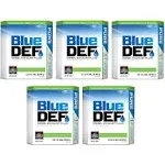 BlueDEF  Exhaust Fluid Synthetic Urea Deionized Water 2.5 Gallon (5 Pack)