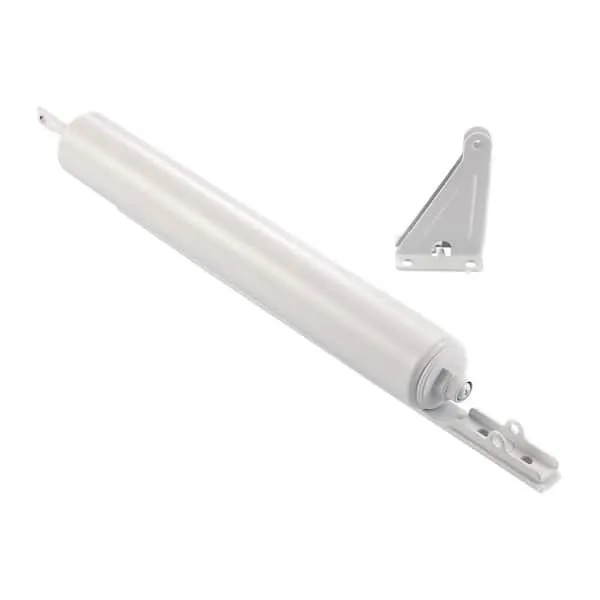 Heavy Storm Door Closer with Torsion Bar White Pneumatic Air Adjustable Closing