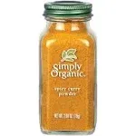 Simply Organic Curry Powder - 3 oz