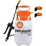 Petra 1 Gallon Pump Sprayer - HD101 Garden Sprayer with 2 Nozzles Included, Pump Spray Bottle, Weed Sprayer, Water Sprayer, Plant Sprayer, Pressure