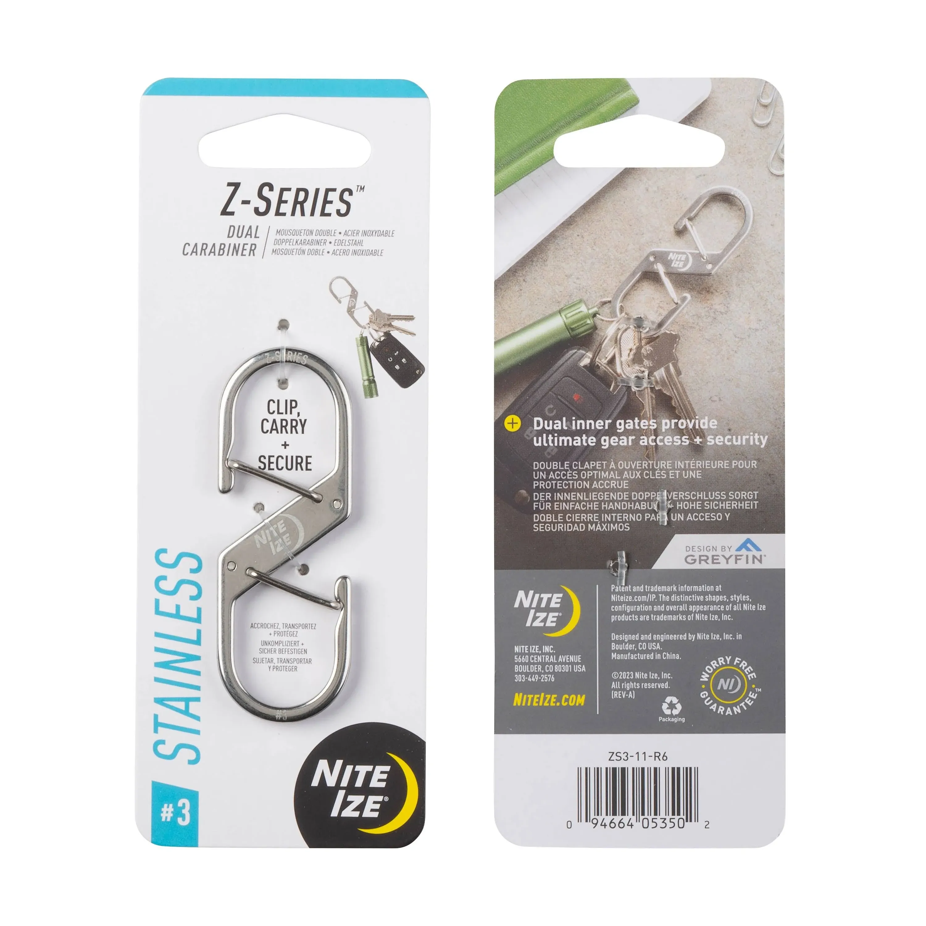 Nite Ize Z-Series Dual Stainless Steel Carabiner #2