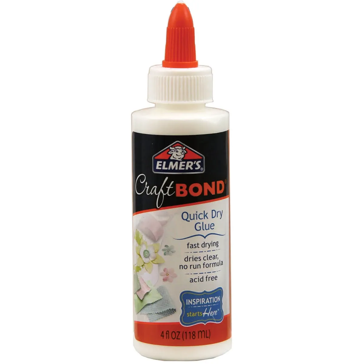 Elmer's Craft Bond Quick Dry Glue, 4 oz., 1 Count