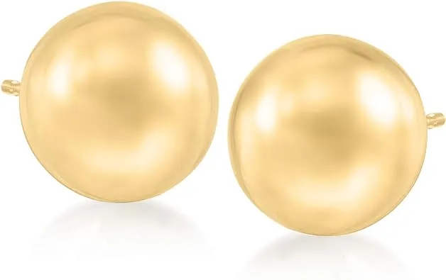 Ross-Simons 14kt Yellow Gold Ball Stud Earrings