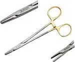 Mayo Hegar Needle Holder 6" Surgical Needle Driver with Tungsten Carbide Inserts ...