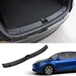 Bomely Rear Bumper Guard TPE Trunk Bumper Protector Guard for Tesla Model Y ...