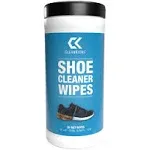 Shoe Cleaner White Shoe Wipes – 30 Count for White Sneakers, Suede, Canvas, Leather, Removes Scuffs, Dirt & Stains,Multipurpose Travel Size Cleaning Wipes for Athletic Shoes, Boots & More