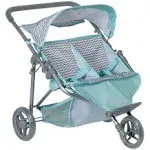 Adora Zig Zag Twin Jogger Stroller for Baby Doll