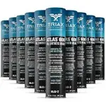 Triax Atlas 600 Grease - Full Synthetic, Ultra-Heavy Duty, Low Temp, Marine, Waterproof; All Bearings, Joints, Drive Train & 5th Wheel (10 Pack - 14