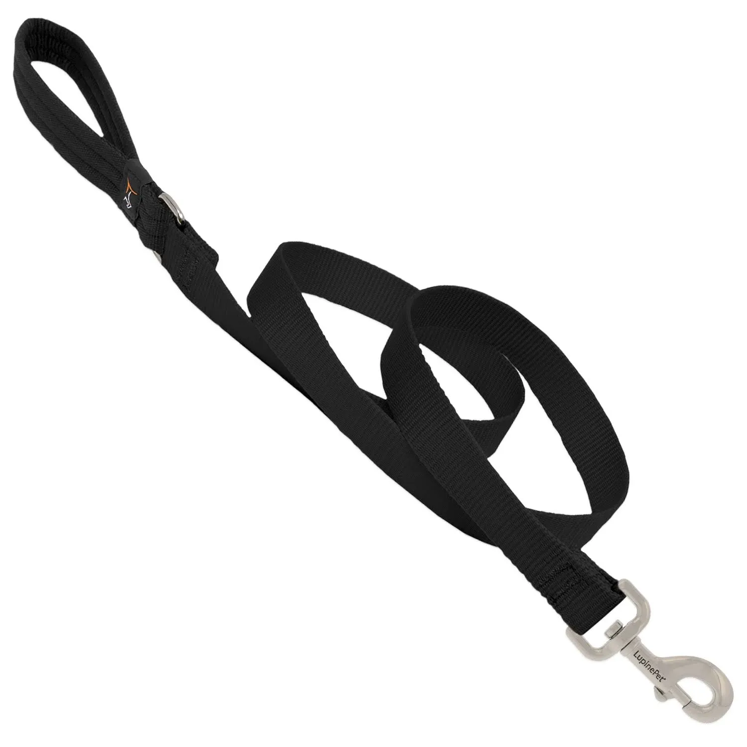 DOG LEASH 6FT 1"" BLACK