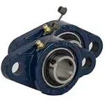 UCFL202-10 Pillow Block Bearing (2 Pack), 5/8 Inch Bore, 2-Bolt Flange Mounted, 