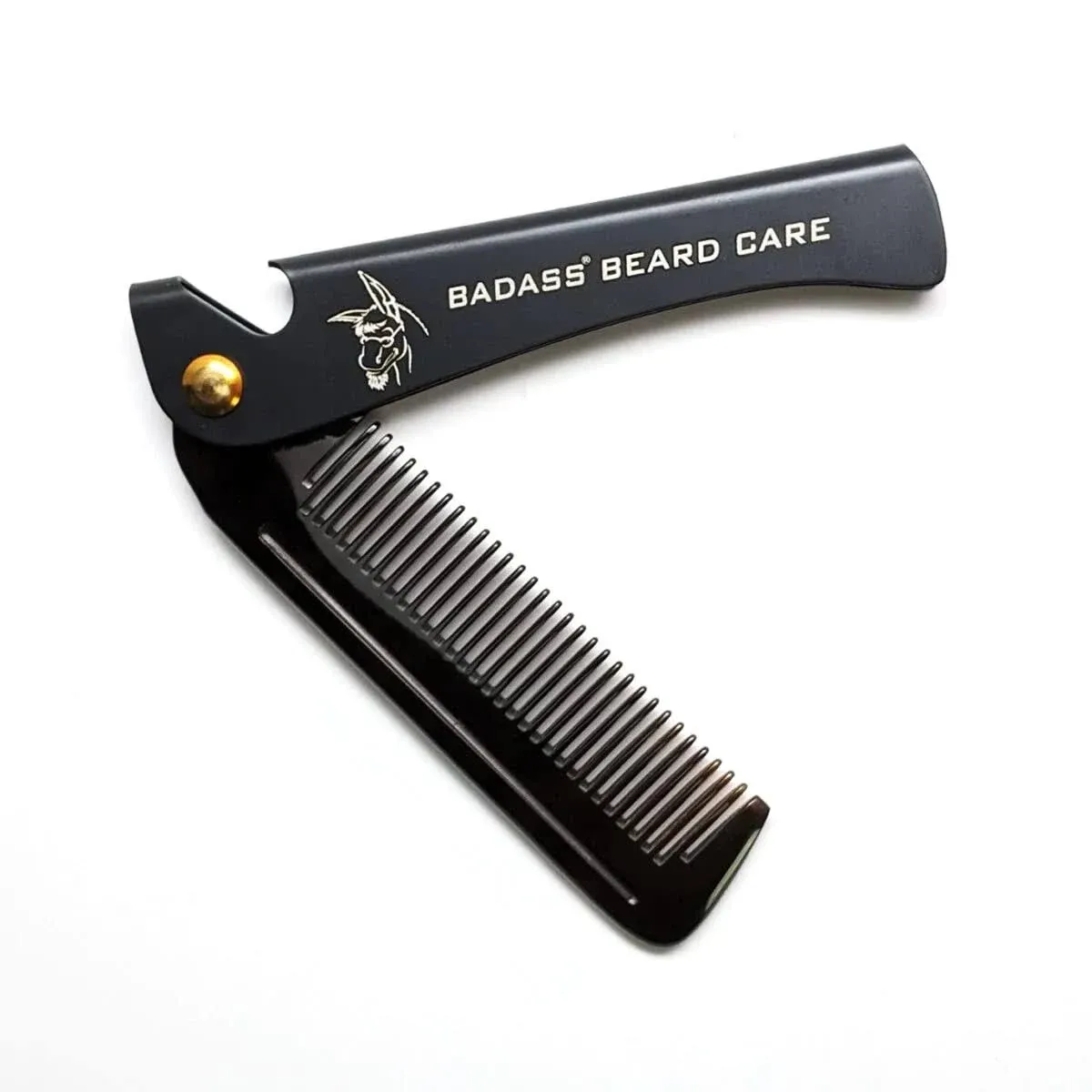 Black Series Folding Ox Horn Comb