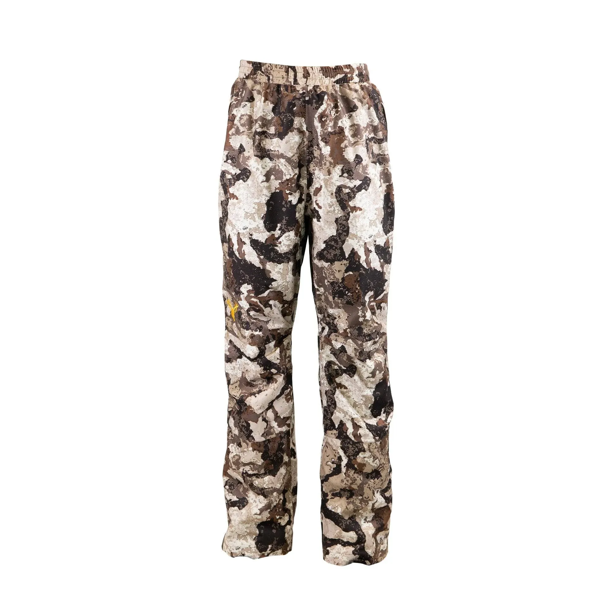 HOT SHOT Men’s Camo Rain Pant, Waterproof Ultra-Quiet Pull-On Camouflage Pants for Hunting, Fishing, Hiking, Camping