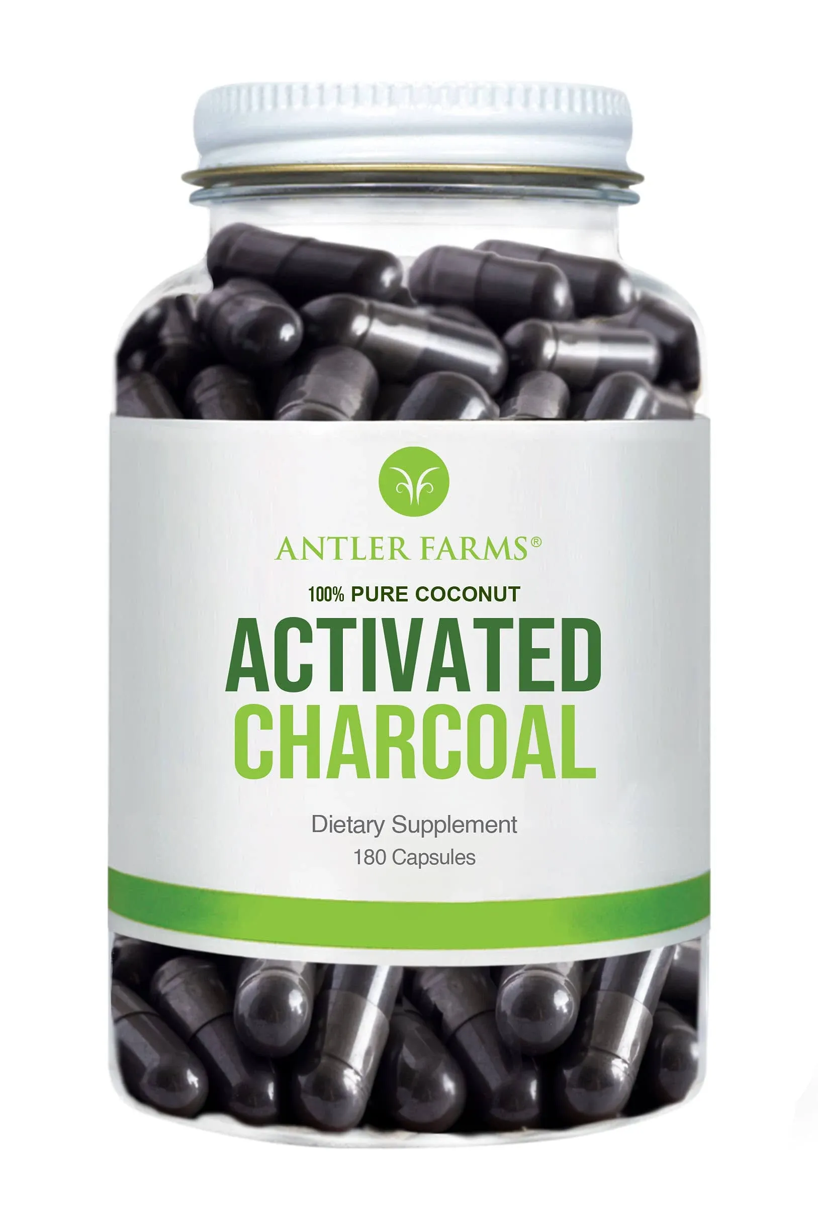 Antler Farms 100% Pure Organic Coconut Activated Charcoal