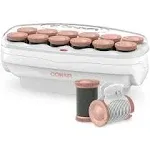 Conair Ceramic 1 1/2-inch Hot Rollers, Super Clips Included, Create Big Bouncy Curls