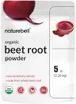 Organic Beet Root Powder 5Lbs | 4,000mg Per Serving – Concentrated Whole Beet Root Source | High Dietary Nitrates – Raw Superfood Supplements – Great for Vegan Shakes & Smoothies – Non-GMO