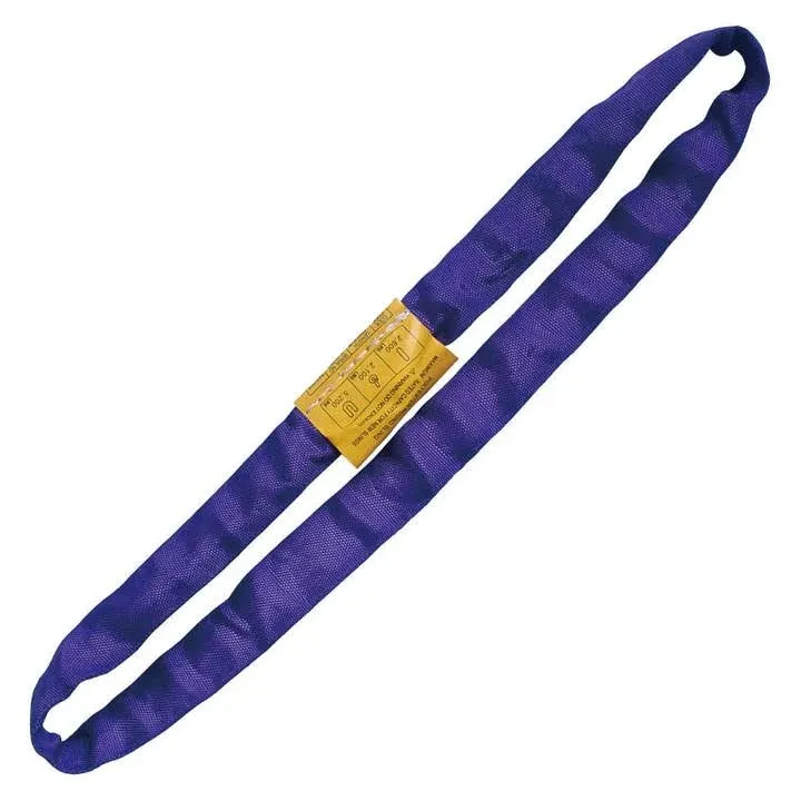 Purple 8' Endless Round Lifting Sling Heavy Duty Polyester YLEN30X8