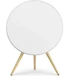 Bang & Olufsen Beoplay A9 4th Gen Wireless Multiroom Speaker, White with Oak Legs