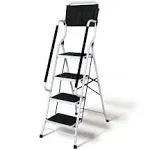 Support Plus Folding 4-Step Safety Step Ladder