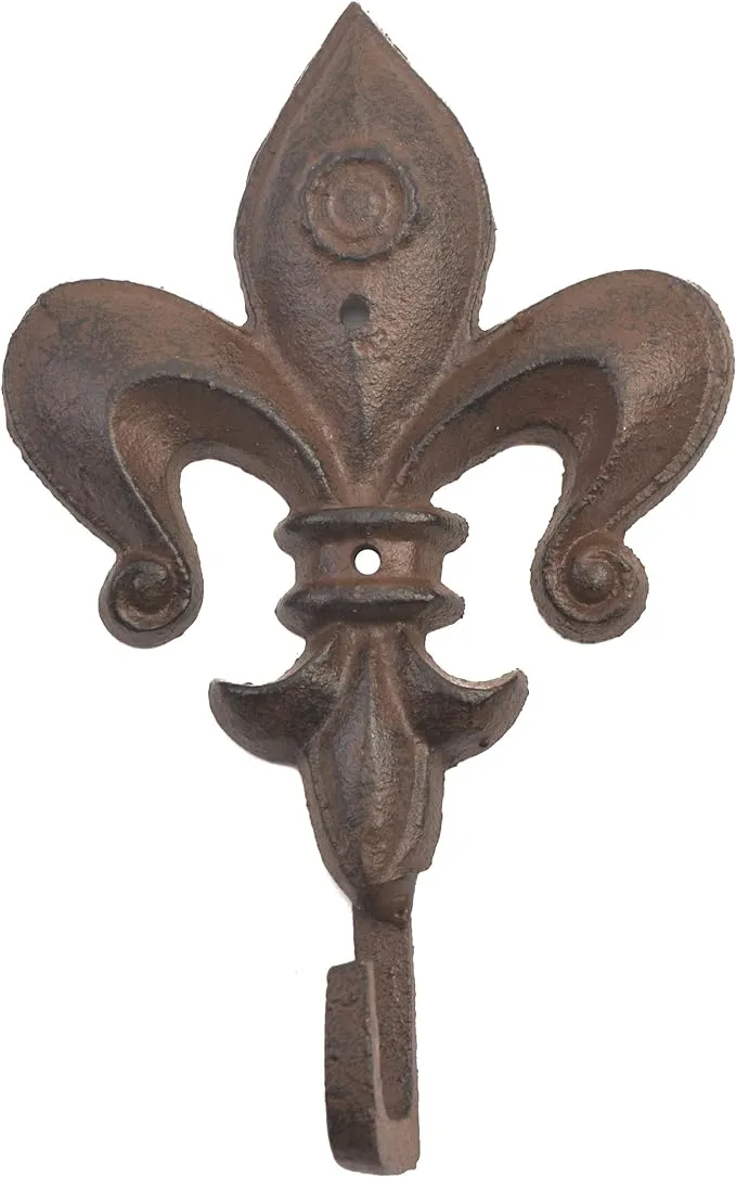 Cast Iron Fleur de Lis Hook