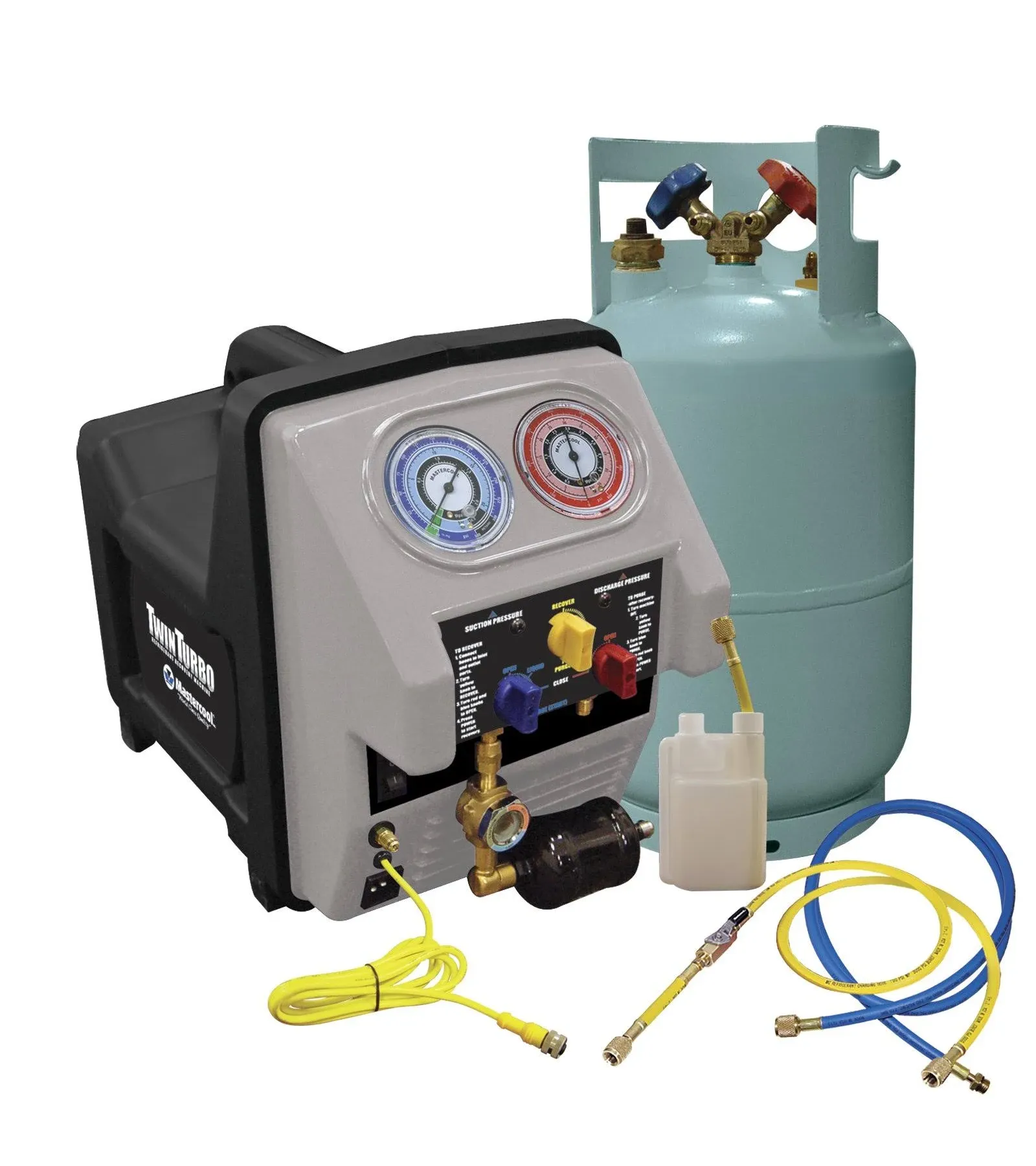 MasterCool 69360 Twin Turbo Refrigerant Recovery System