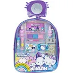 Hello Kitty Townley Girl Makeup Filled Backpack Multi-Color Cosmetic Set for