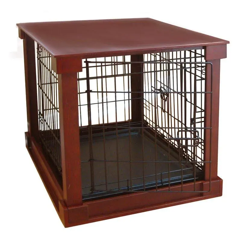 Merry Products PTH0231720100 Cage with Crate Cover- White - Small